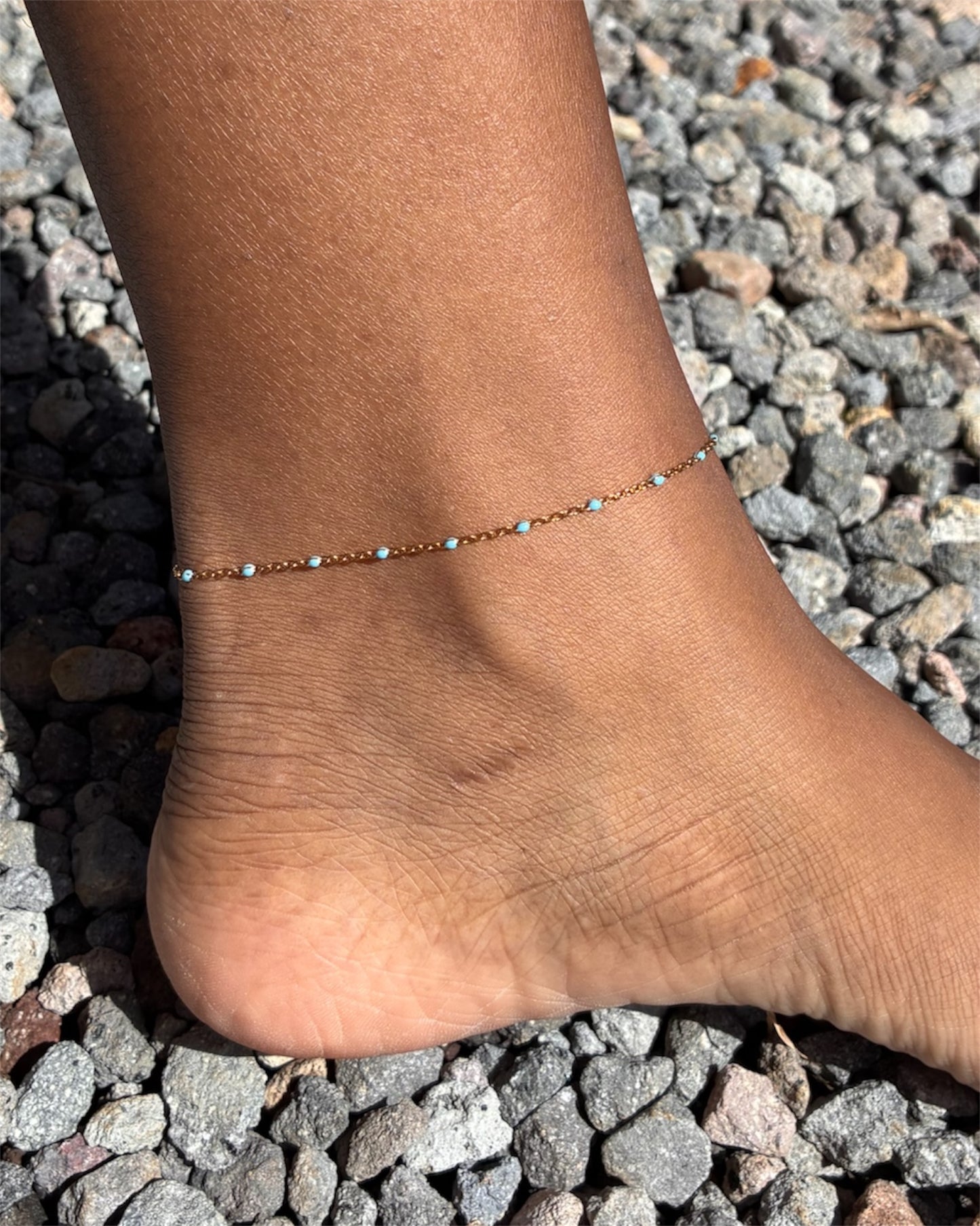 Chaîne de cheville en acier inoxydable