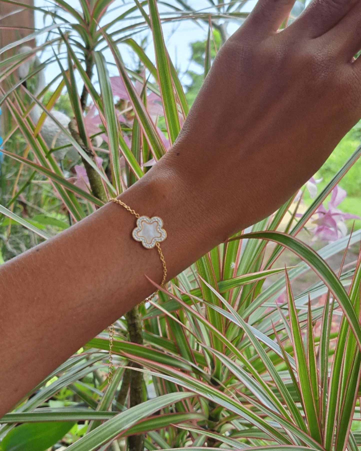 BRACELETS DUPE VAN CLEEF EN ACIER INOXYDABLE - MY SWIMWEAR'S SHOP