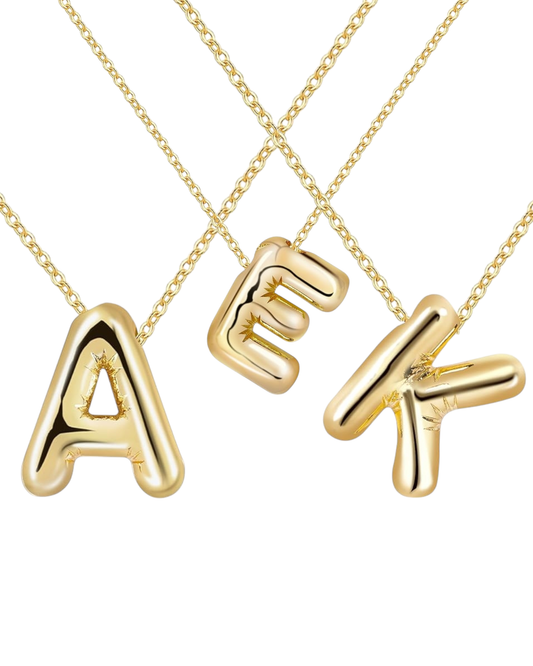 Collier Initial acier inoxydable