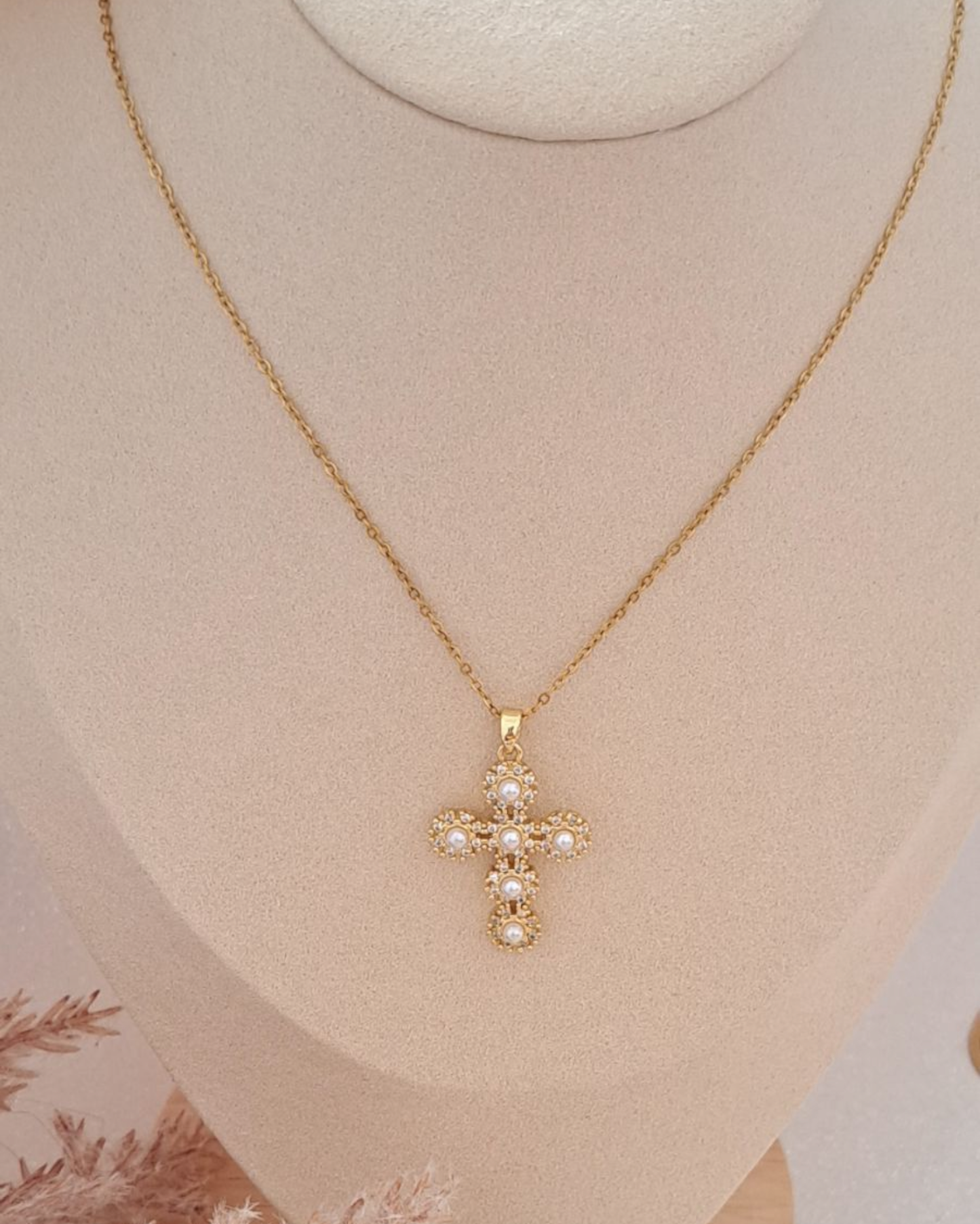 Collier CHRISTINA - Acier Inoxydable Doré