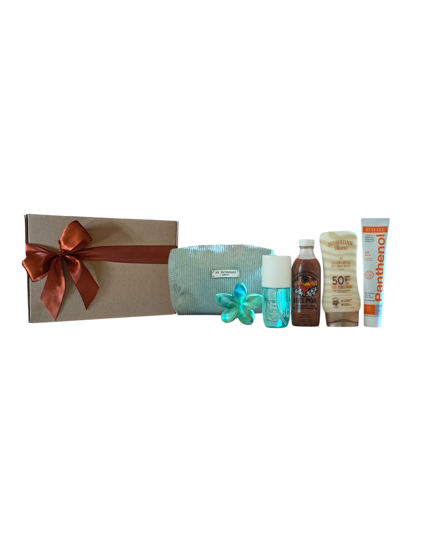 COFFRET TROUSSE DE PRODUITS CORPS POUR LA PLAGE