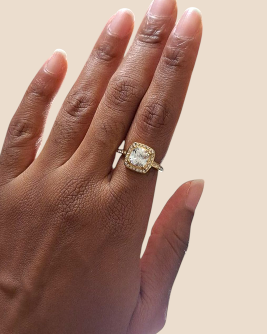 Bague FATAL ÉCLAT - Ajustable En Acier Inoxydable Doré