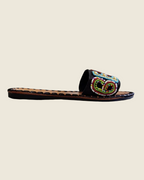 Mules couleur noire femme