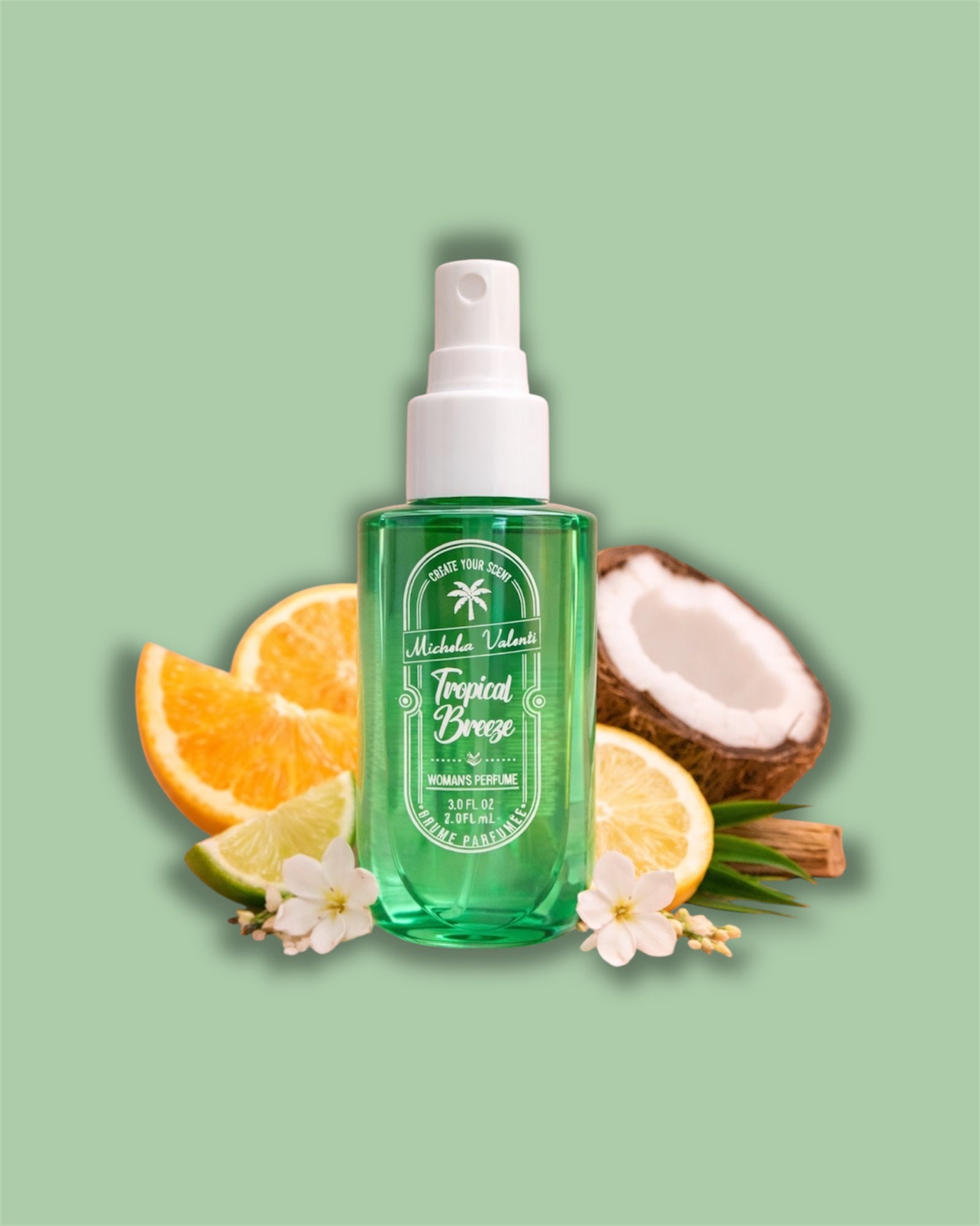 Brume parfumée corps odeur coco