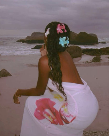 PINCE À CHEVEUX TIARÉ TAHITI MULTICOLORE