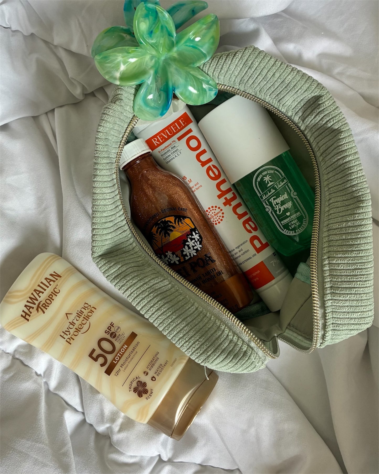 COFFRET TROUSSE DE PRODUITS CORPS POUR LA PLAGE