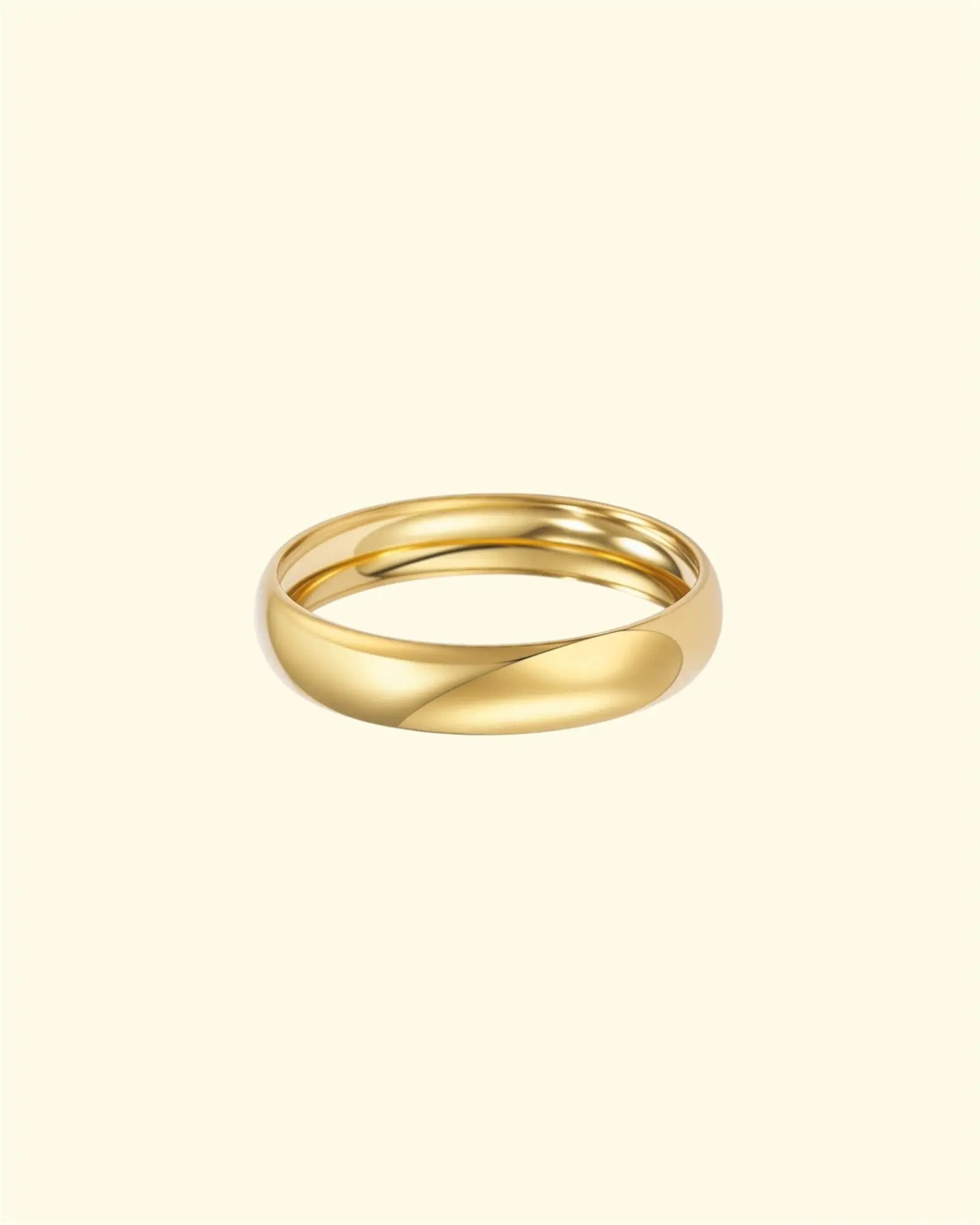 Bracelet jonc • acier inoxydable doré