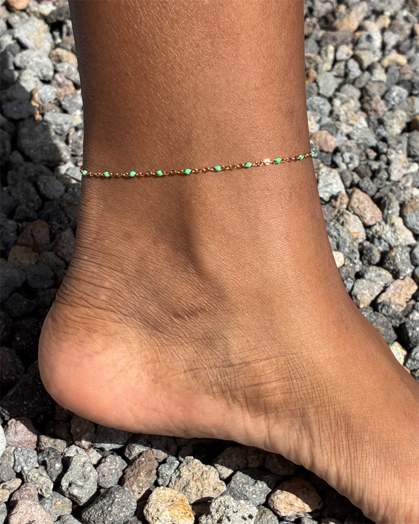 Chaîne de cheville en acier inoxydable