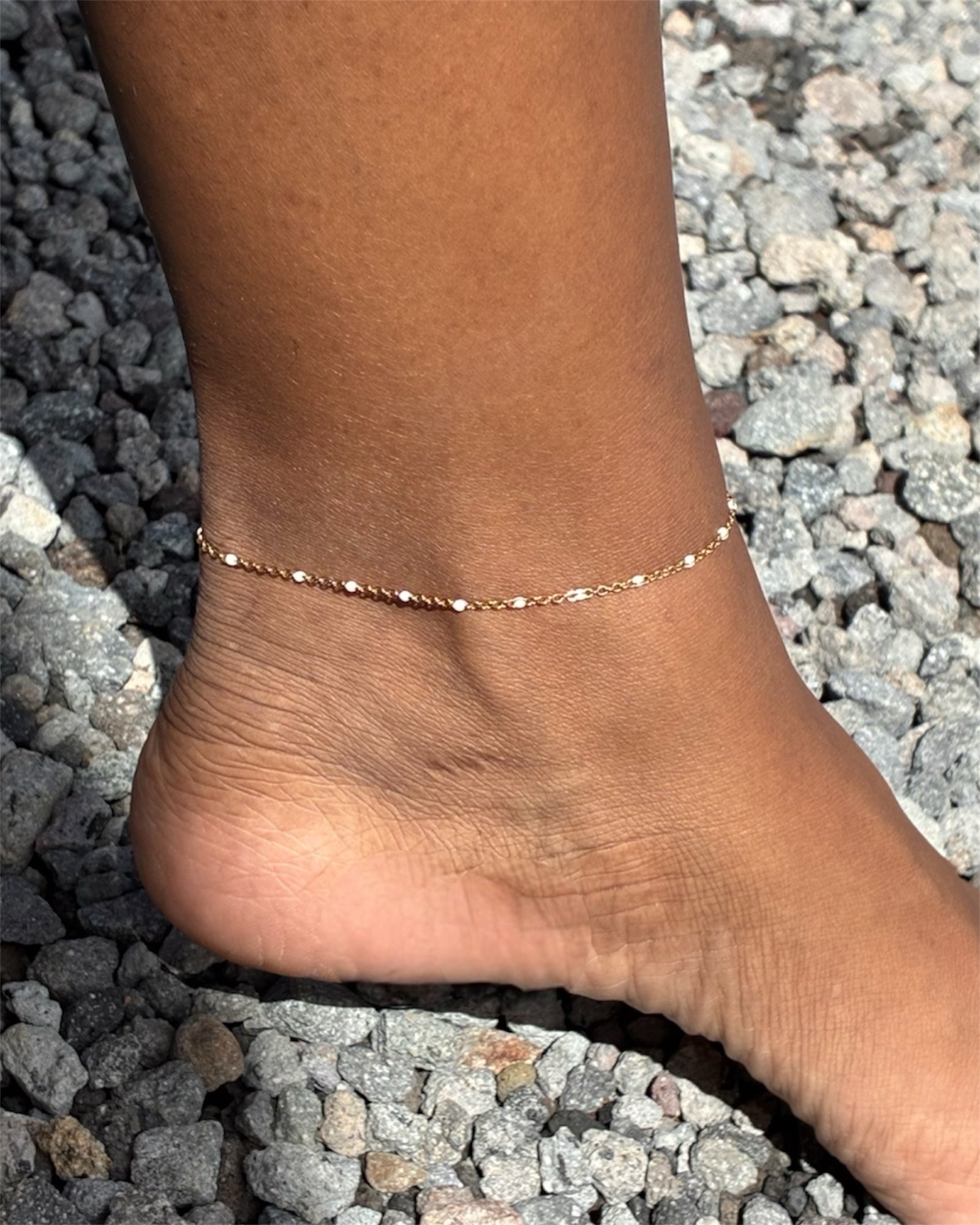 Chaîne de cheville en acier inoxydable