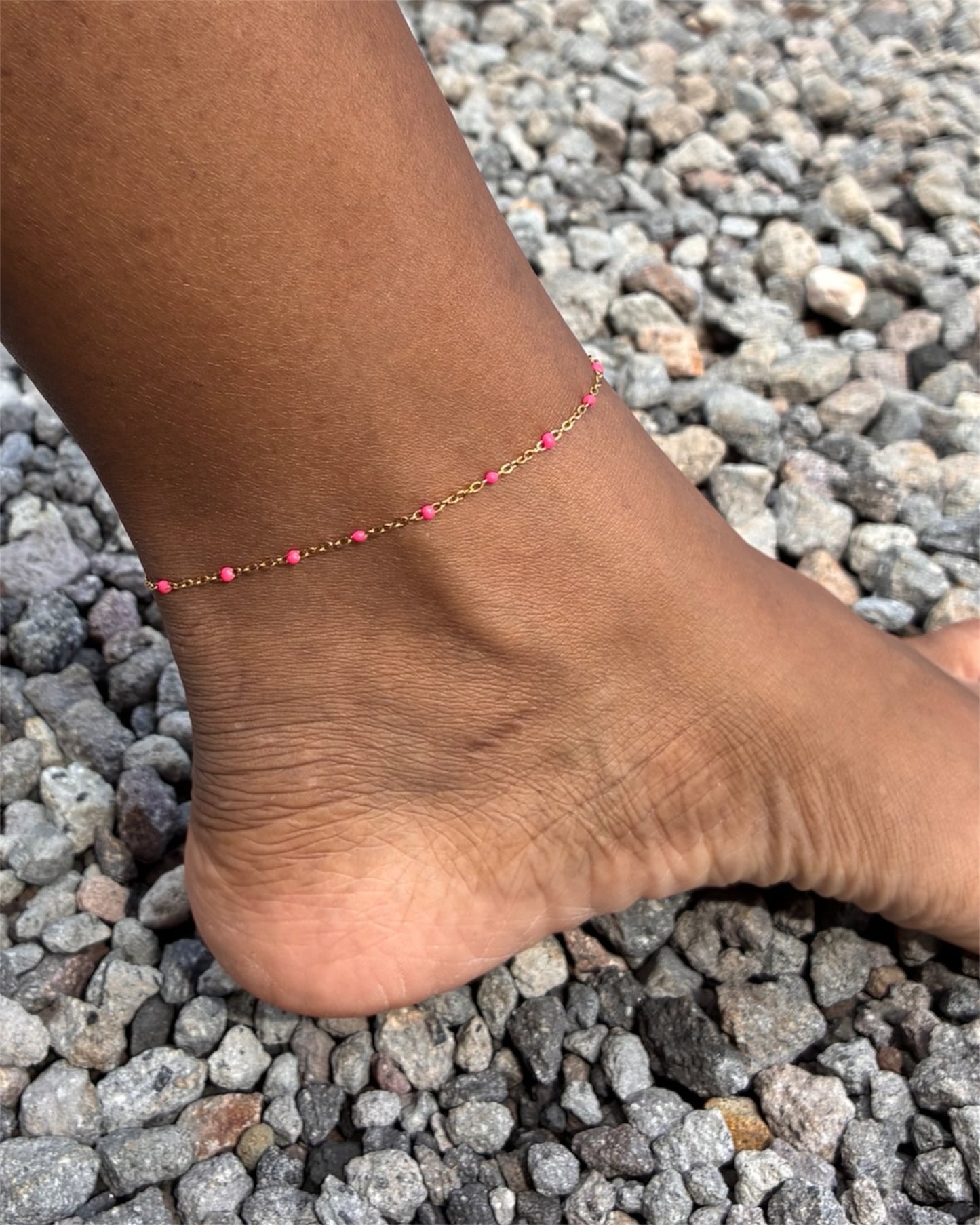 Chaîne de cheville en acier inoxydable