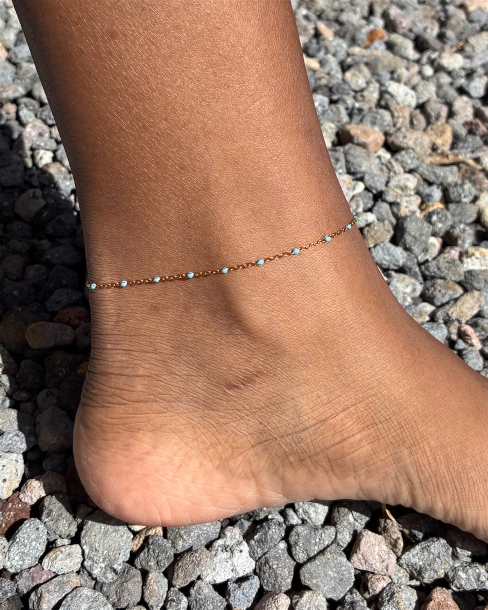 Chaîne de cheville en acier inoxydable