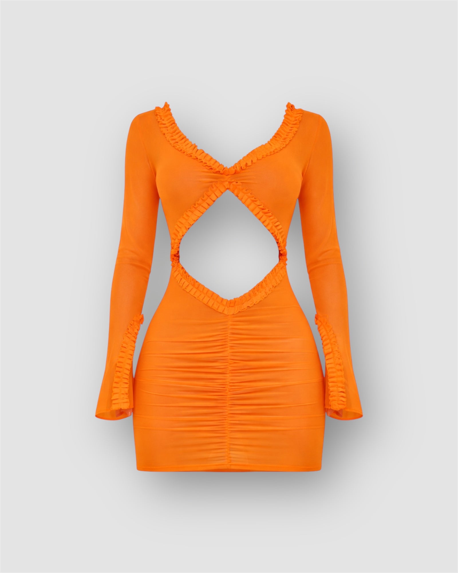 Robe de plage orange
