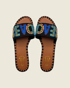 Mules couleur noire femme