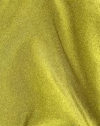 Bikini Brassière Vert Olive Satiné • Liens Croisés & Anneau Doré