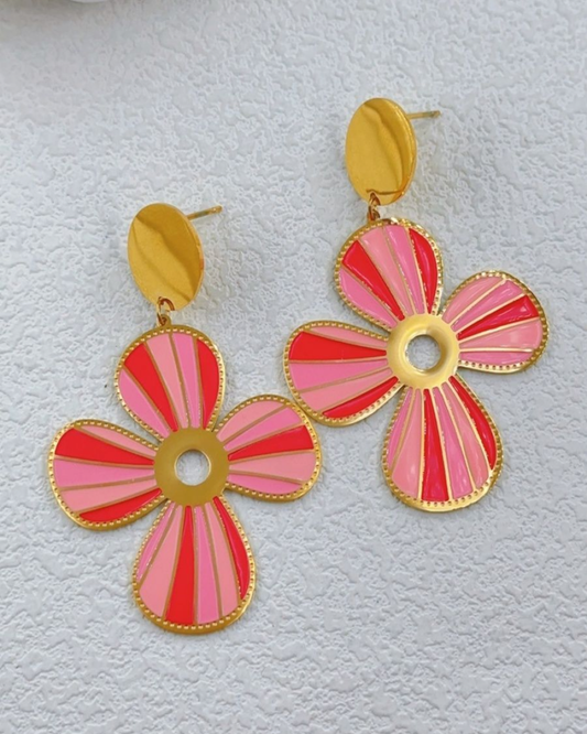 Boucles d'Oreilles Fleurs