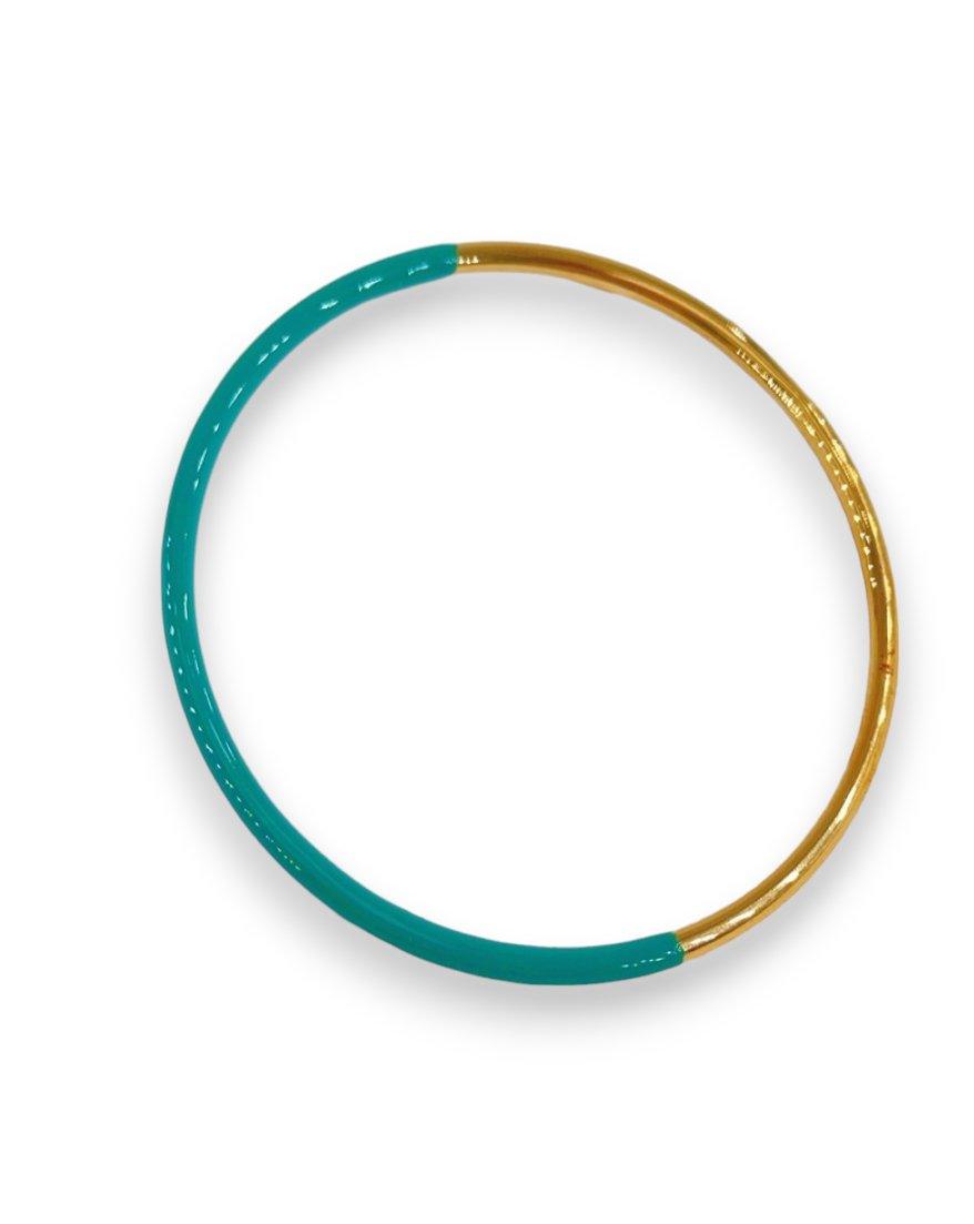 BRACELET EN ACIER INOXYDABLE BLEU CANARD - MY SWIMWEAR'S SHOP