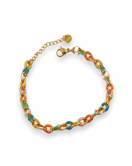 BRACELET MAILLES FORÇAT EN ACIER INOXYDABLE - MY SWIMWEAR'S SHOP