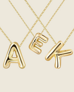 Collier Initial acier inoxydable 