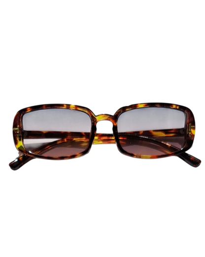 Lunettes de soleil femme monture rectangle sunglasses