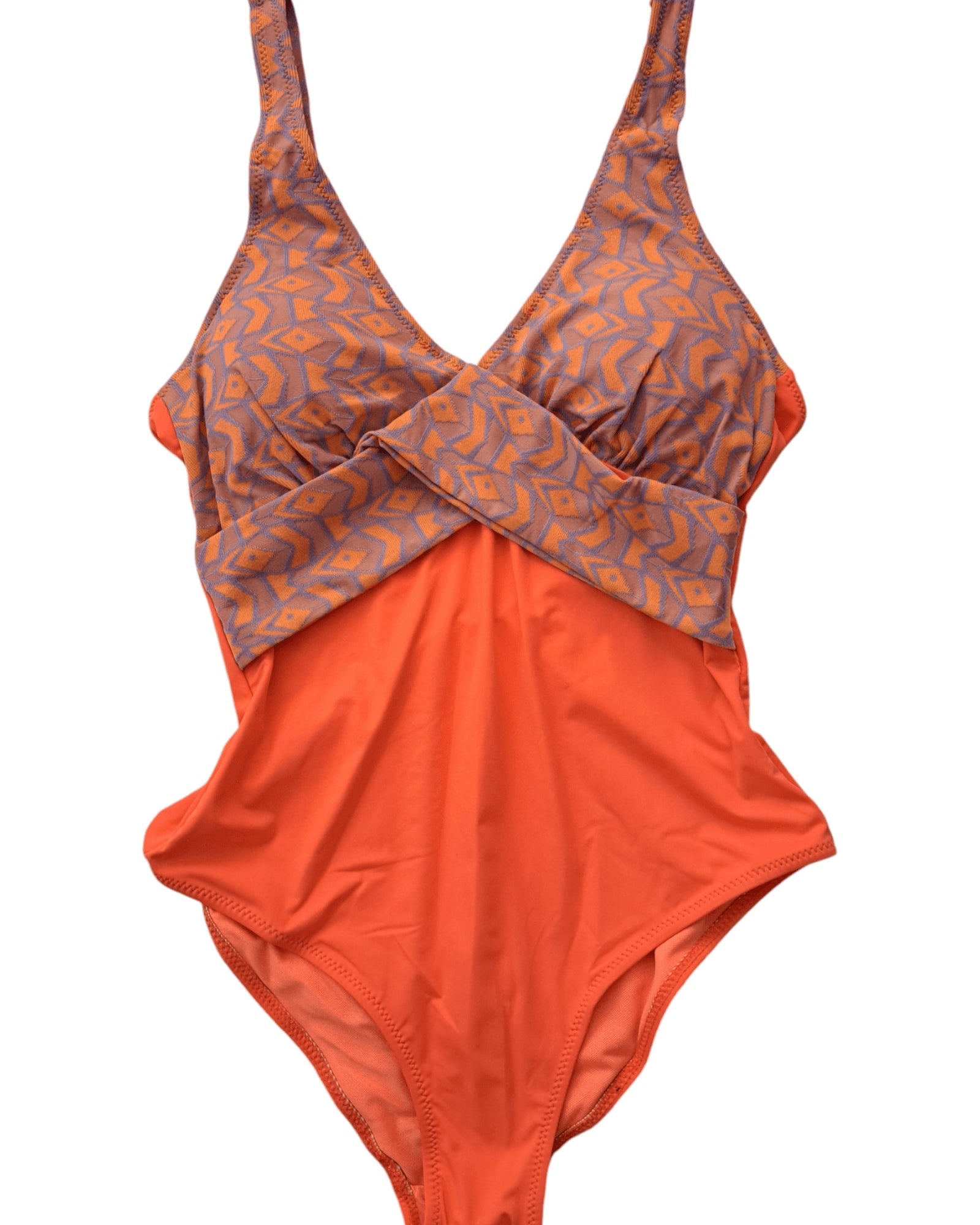 MAILLOT DE BAIN UNE PIECE ORANGE FLUO - MY SWIMWEAR'S SHOP