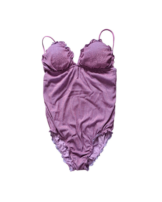 MAILLOT DE BAIN UNE PIECE SCINTILLANT VIOLET - MY SWIMWEAR'S SHOP