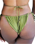 Bikini brésilien vert swimwear biquini