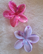 Lot de 2 pinces cheveux fleurs tiare Tahiti