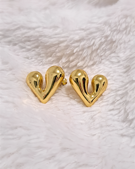 Boucles D'oreilles AIMÉE - Acier Inoxydable Doré