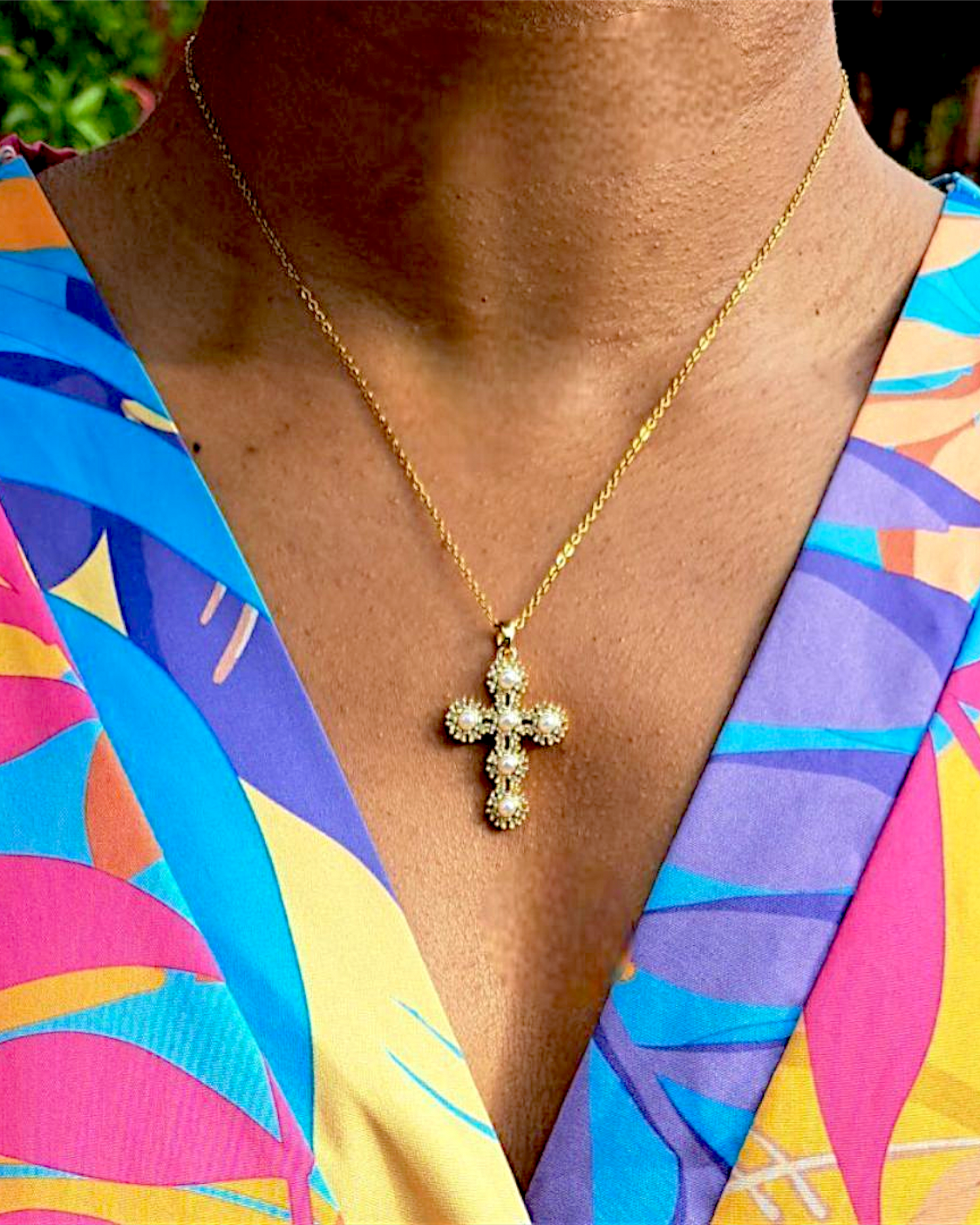 Collier CHRISTINA - Acier Inoxydable Doré