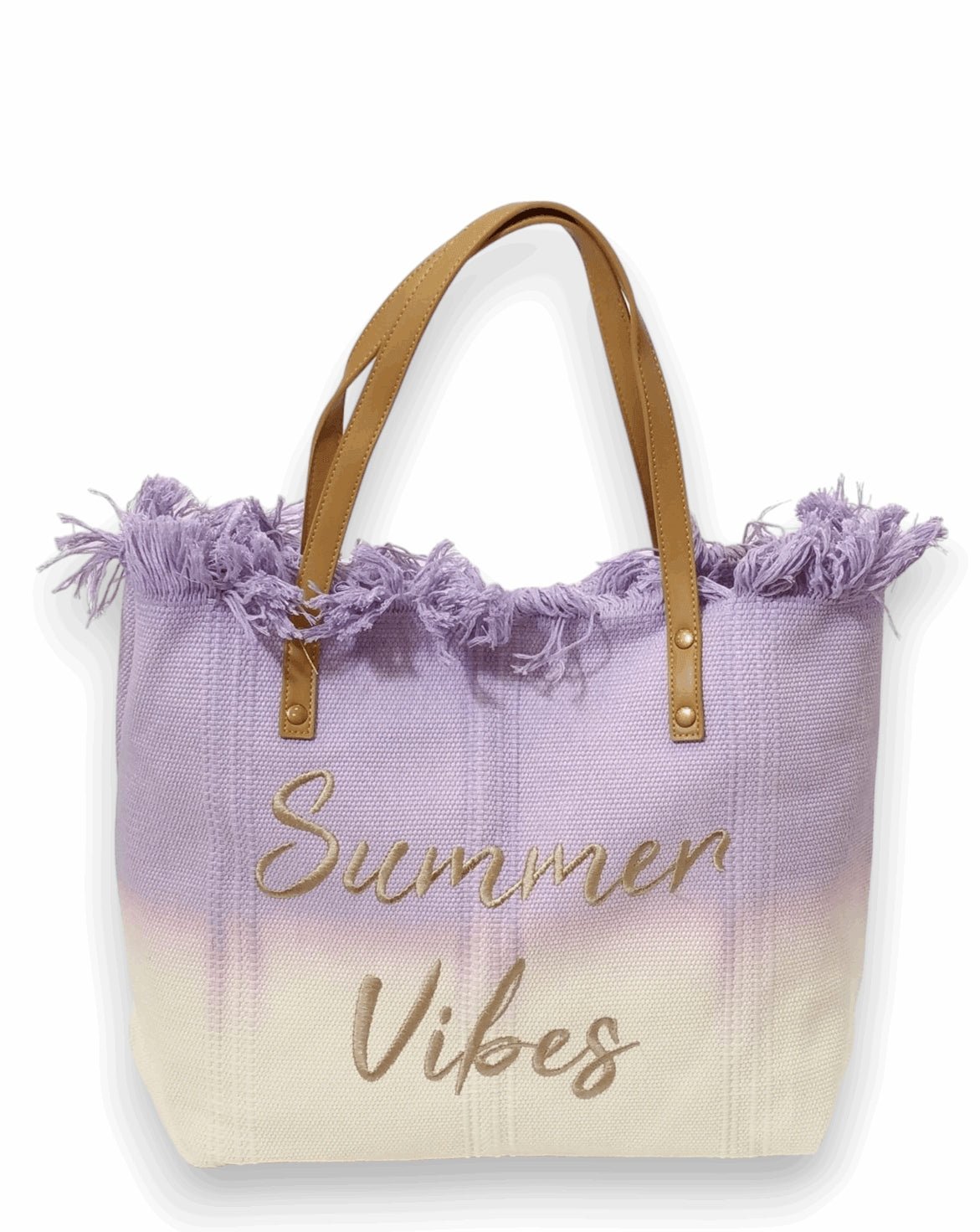 Grand sac de plage parme Purple Beach tote bag