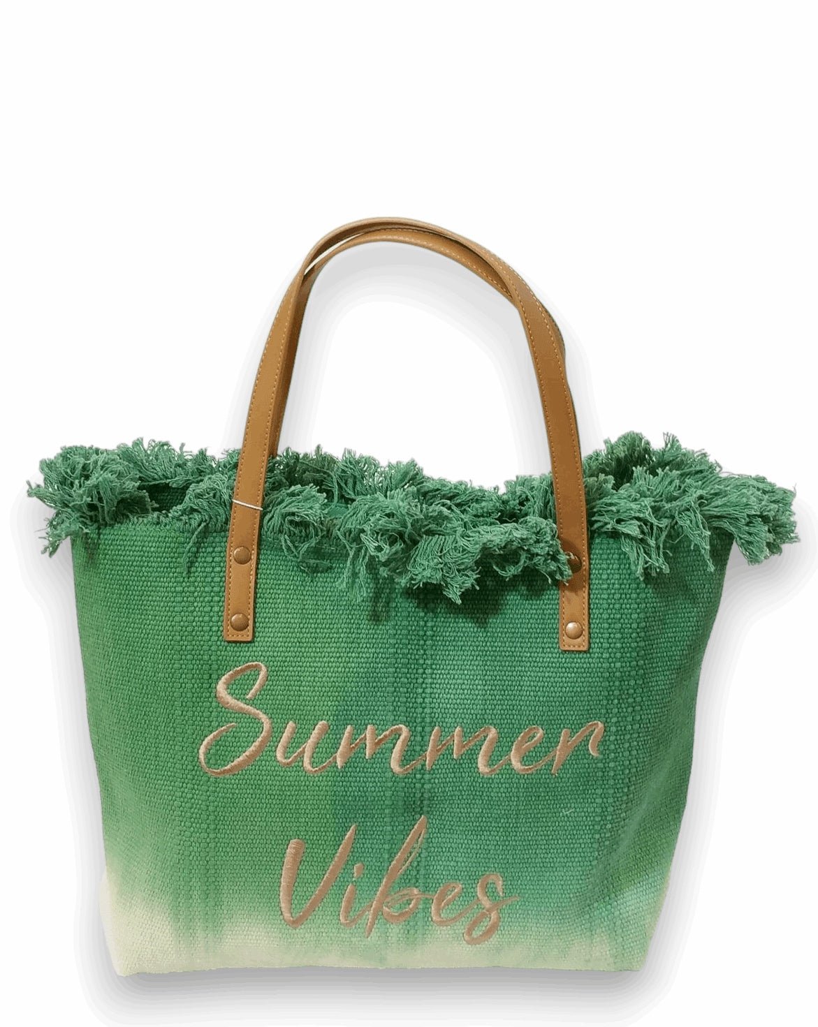 SAC CABAS PLAGE VERT FONCÉ - MY SWIMWEAR'S SHOP