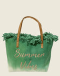Green Beach tote bag